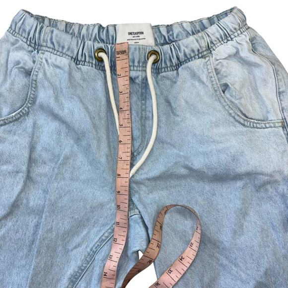 One Teaspoon Workwear Shabbies Streetwear Jeans Women’s M Casual Relaxed Artsy - Picture 10 of 13